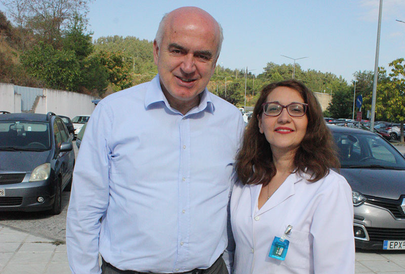  Επίσκεψη Μέτιου στο Νοσοκομείο- Τυχαία συνάντηση με Δαμιανό Καγκελίδη (φωτογραφίες)