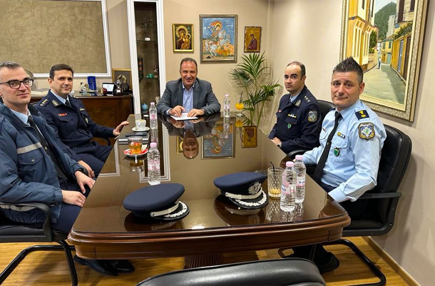  Συνάντηση του Δημάρχου Παγγαίου με το νέο Αστυνομικό Διευθυντή Καβάλας
