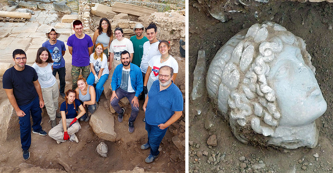  Ανασκαφή Φιλίππων: Φοιτητές ανακάλυψαν κεφαλή αγάλματος του Απόλλωνα (φωτογραφίες)